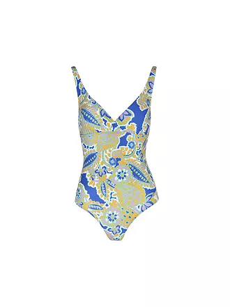 HOT STUFF | Maillot de bain femme col en V | blau